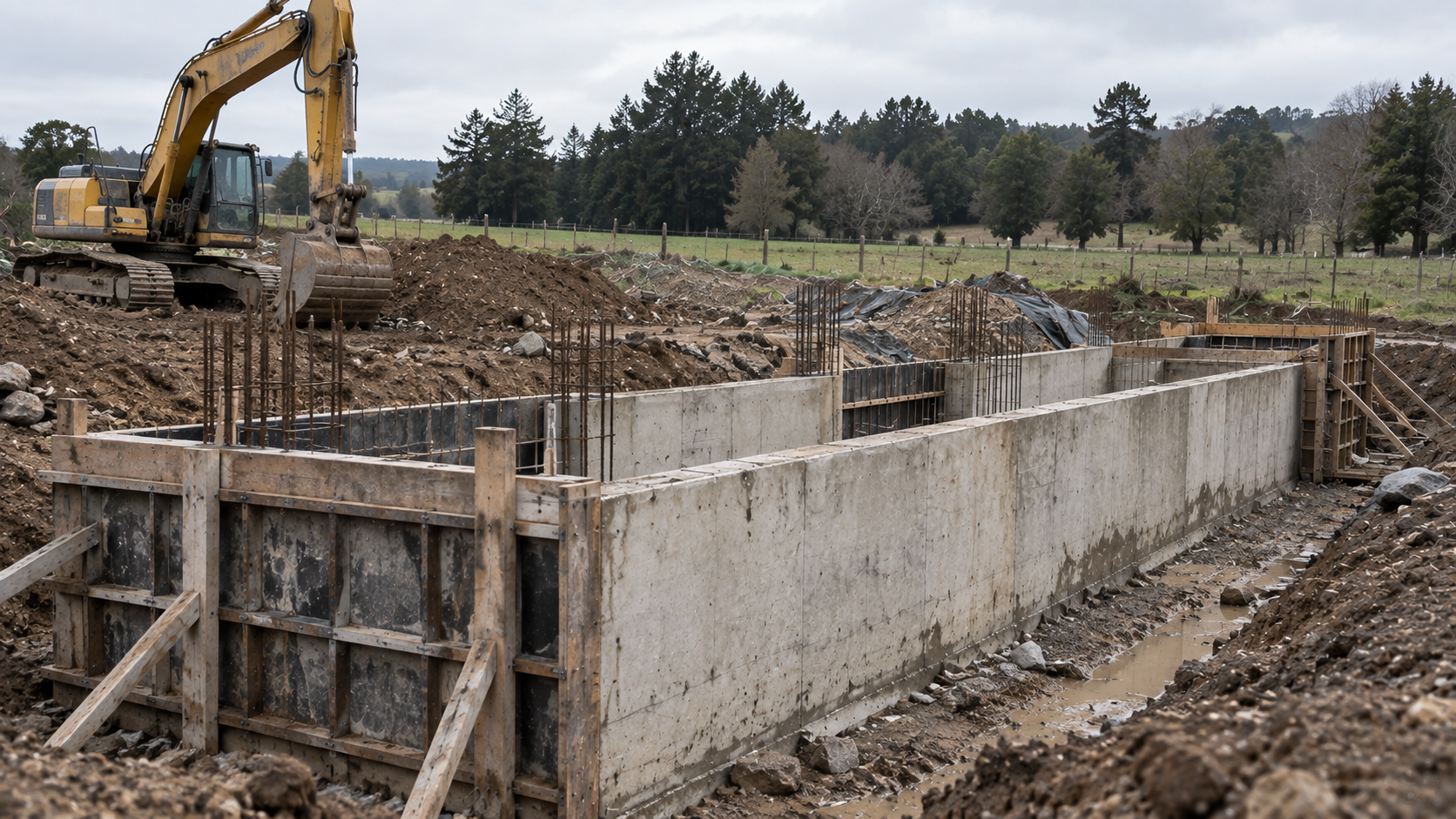 Ejecución de infraestructura y obra de ingeniería civil